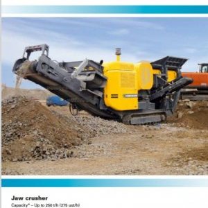 foto 40t kruszarka 250-270t/h szczękowa mobil AtlasCopco PC2 PowerCrusher